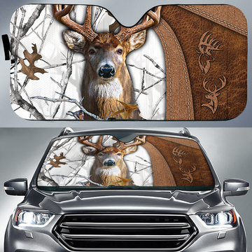 BlueJose Deer All Over Printed 3D Sun Shade