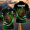 BlueJose Darts Sway My Arrow in Cosmos Personalized Name, Team Name 3D Shirt (4 Colors)