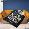 BlueJose Custom Name Sleep With A Pool Blanket