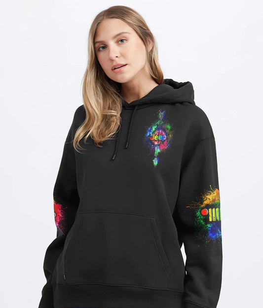 BlueJose Watercolor Jeep Compass Hoodie