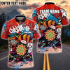 BlueJose Darts Hit the Target Graffiti Style Personalized Name, Team Name Shirt (4 Colors)