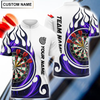 BlueJose Fire Blaster Darts Personalized Name, Team Name Shirt (4 Colors)