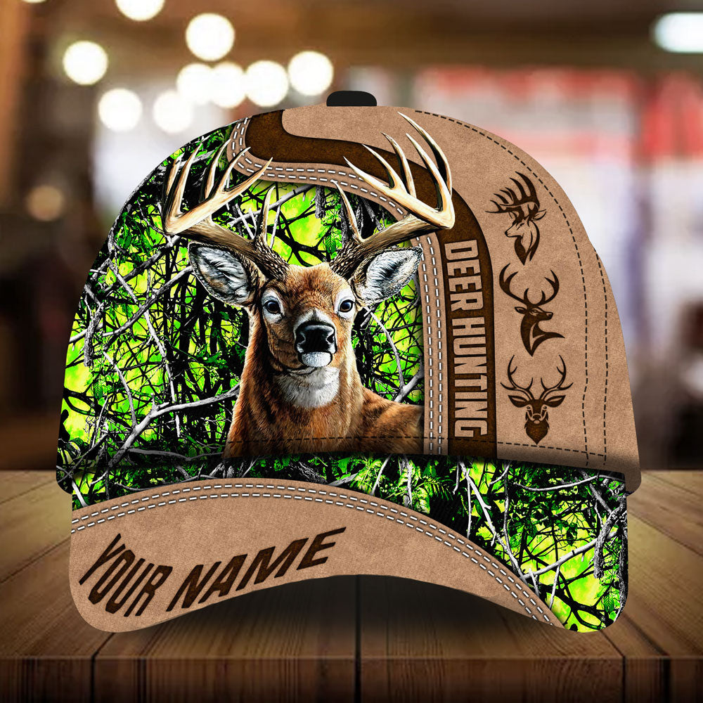 BlueJose Ashley Whitely Deer Hunting Multicolor Personalized Cap