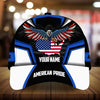 BlueJose Premium American Pride Eagle Patriotic 3D Cap Multicolor Personalized