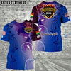 BlueJose Bolivia and USA Personalized Name, Team Name Unisex Shirt