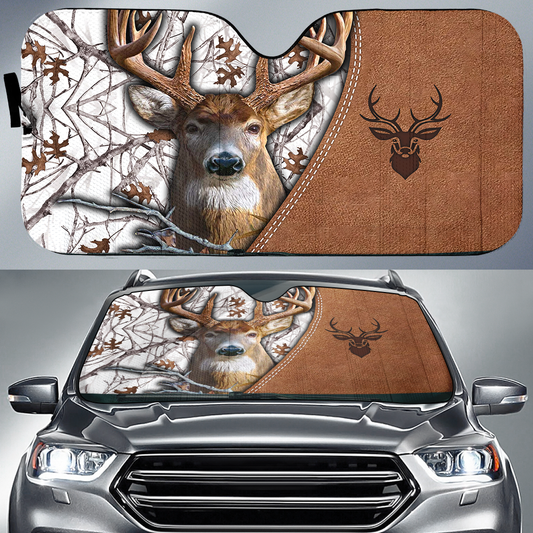 BlueJose Deer All Over Printed 3D Sun Shade