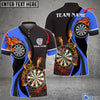 BlueJose Dart Fire Personalized Name, Team Name 3D Shirt (6 Colors)