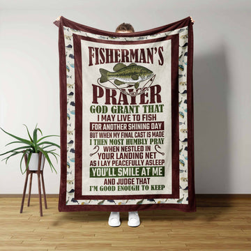 BlueJose Fisherman's Prayer Blanket Blanket