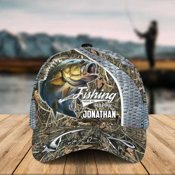 BlueJose Personalized  Fish Camo Appearance Grass