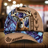 BlueJose Ashley Whitely Deer Hunting Multicolor Camo Personalized Cap