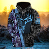 BlueJose Personalized Deer Hunter Hunting Hoodies  Multicolored