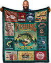 BlueJose Fishing Paradise I Like Fishing Blanket