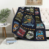 BlueJose I'd Rather Be Fishing Blanket