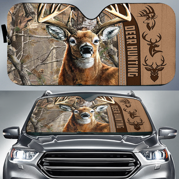 BlueJose Deer All Over Printed 3D Sun Shade