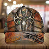 BlueJose Skull Deer Hunting Steel Pattern Personalized Cap