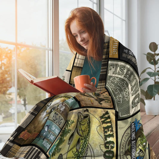 BlueJose Fishing It's Not A Hobby It's a Way Of Life Blanket