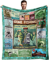 BlueJose Cool Fishing Man Fishing Blanket