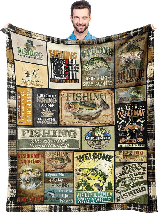 BlueJose Fishing It's Not A Hobby It's a Way Of Life Blanket