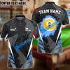 BlueJose Billiards Ball 9 Dream Tournament Personalized Name, Team Name Shirt (6 Colors)