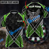 BlueJose Darts Eagle Cross Pattern Personalized Name, Team Name Shirt ( 6 Colors)