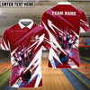 BlueJose Bowling And Pins Lightning Personalized Name Team Name 3d Shirt (4 Colors)