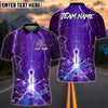 BlueJose Darts Galaxy Thunder Multicolor Options Personalized Name Shirt (4 Colors)