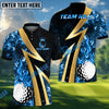 BlueJose Golf Golden Heat Customized Name, Team Name 3D Shirts (4 Colors)