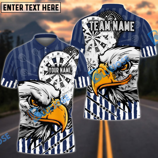 BlueJose Darts Eagle Offwhite Personalized Name, Team Name Shirt (4 Colors)