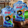 BlueJose Billiards Ball 8 Graffiti Jeans Style Personalized Shirt (2 Colors)