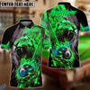 BlueJose Billiards 8-Ball Tiger Fire Chain Personalized Name Shirt (4 Colors)