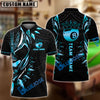BlueJose Billiards Ball 8 Black Panther WKD Personalized Name, Team Name Shirt (6 Colors)
