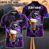 BlueJose Darts Fire Skull Beer Personalized Name, Team Name Shirt (6 Colors)