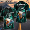 BlueJose Darts Fire Skull Beer Personalized Name, Team Name Shirt (6 Colors)