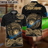 BlueJose Billiards Ball 8 Maori Polynesian Personalized Name Shirt (4 Colors)