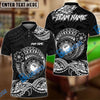 BlueJose Billiards Ball 8 Maori Polynesian Personalized Name Shirt (4 Colors)