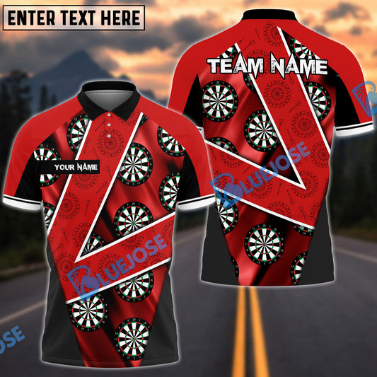 BlueJose Darts V For Victory Personalized Name, Team Name Shirt (4 Colors)