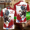 BlueJose Billiards 8-Ball Pool Eagle Paint Personalized Name Shirt (4 Colors)