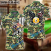 BlueJose Billiards 9-Ball Camo American Wings Personalized Name Shirt (4 Colors)