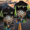 BlueJose Darts Deer Hunting Camo Multicolor Options Personalized Name Shirt (4 Colors)