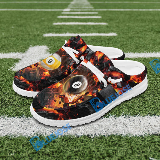 BlueJose Billiards Ball 8&9 Shoot And Destroy Mesh Dude Shoes (4 Colors)