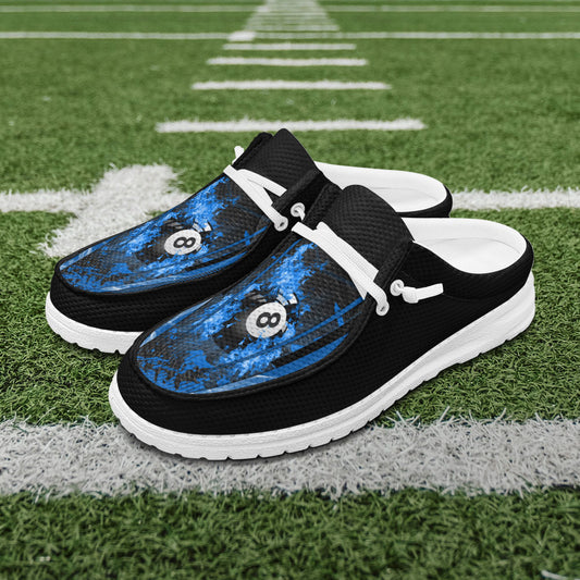 BlueJose Billiards Ball 8 Abstract Grunge Texture Mesh Dude Shoes (6 Colors)