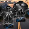BlueJose Darts Wizard Skull Magic Multicolor Options Personalized Name Shirt (6 Colors)