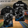 BlueJose Bowling & Pins Thunder Reaper On The Lane Customized Name, Team Name 3D Shirt (6 Colors)