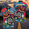 BlueJose Darts Funny Dartboard Cartoon Graffiti Style That's Some Bullshit Personalized Name, Team Name Unisex Shirt (4 Colors)