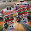 BlueJose Bowling And Pins Funny Strikes & Giggles Customized Name, Team Name 3D Shirt (4 Colors)