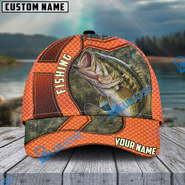 BlueJose Bass Personalized Fishing Classic Cap