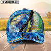 BlueJose Fishing Ocean Wave Skin Design Personalized Cap (13 Breeds)