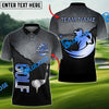 BlueJose Golf Metal Wall Customized Name, Team Name 3D Shirts (4 Colors)