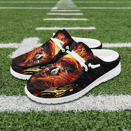 BlueJose Billiards Ball 8 Phoenix Arisen Mesh Dude Shoes (4 Colors)