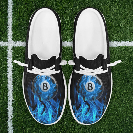 BlueJose Billiards Ball 8 Heavenly Flame Mesh Dude Shoes (4 Colors)